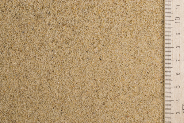 Песок кварцевый желтый оттертый (0,3-0,8 мм) (25 кг)