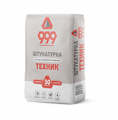 999 Техник гипсовая штукатурка для машинного нанесения (30 кг)