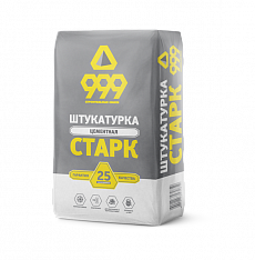 999 Старк цементная штукатурка  ручного нанесения  (25 кг)