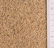 Песок кварцевый  желтый оттертый(0,8-2,0 мм) б/б (1т)